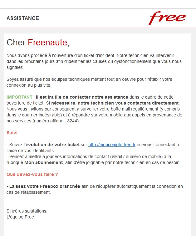 courrier free