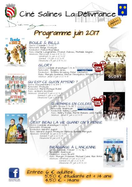 programme face2 6 films juin 2017 