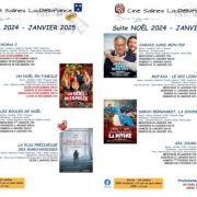 Les films de la Délivrance à Dieuze en Décembre 2024 et janvier 2025